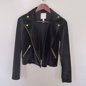 LEITH black velvet jacket